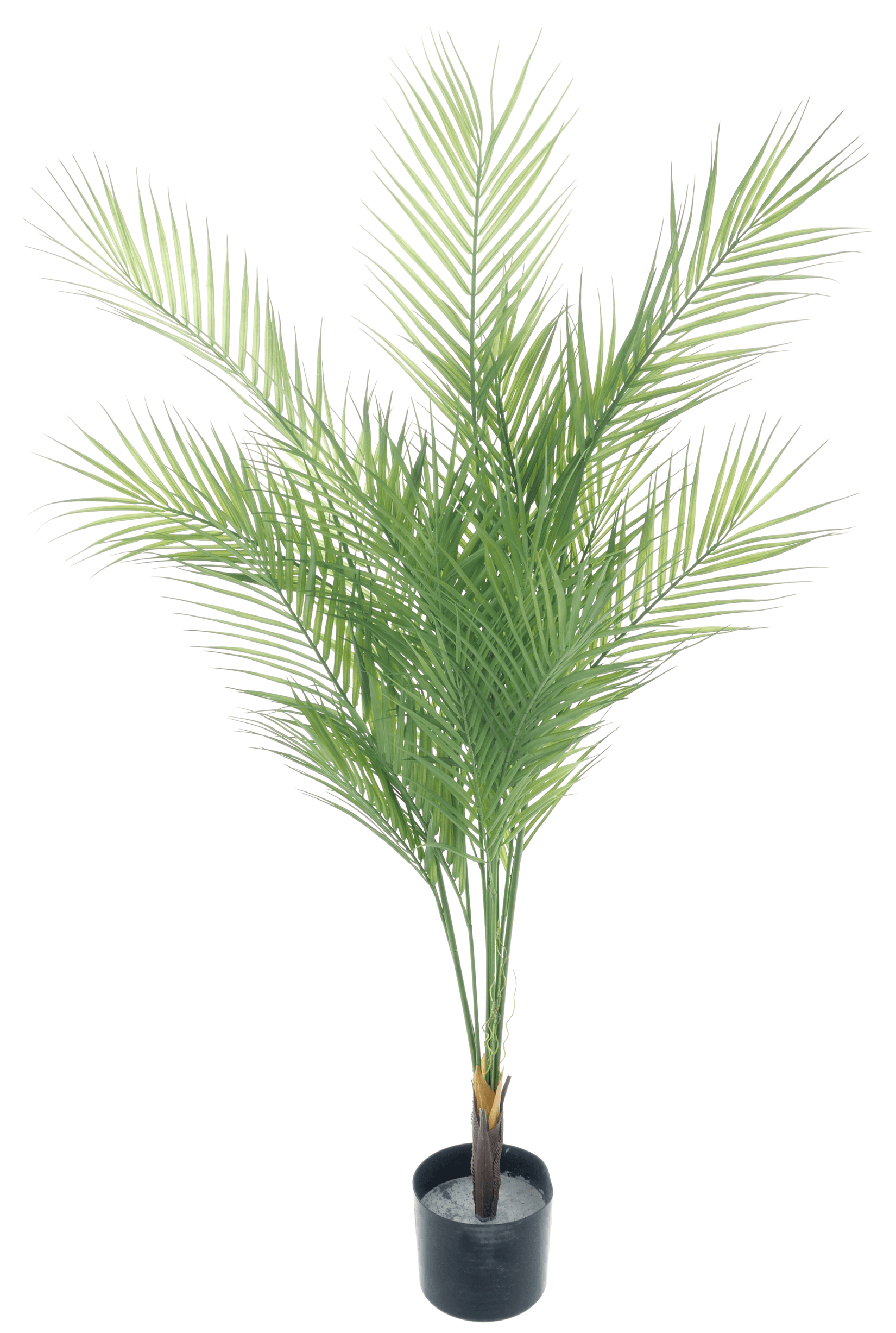 Realistische kunst Areca palmboom van 135cm in pot.